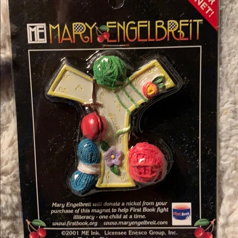 Mary Engelbreit Magnetic Letter “Y” NIP